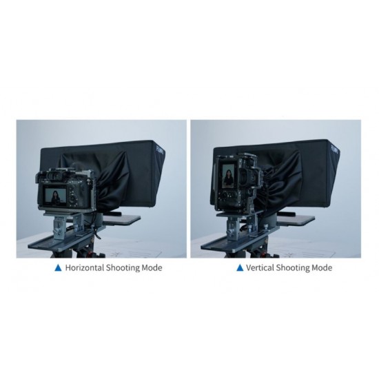 FEELWORLD TP16 16" Portable Teleprompter for Tablets & DSLR Cameras
