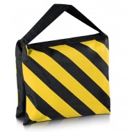 Yellow and Black Stripped Sand Bag for light stand 