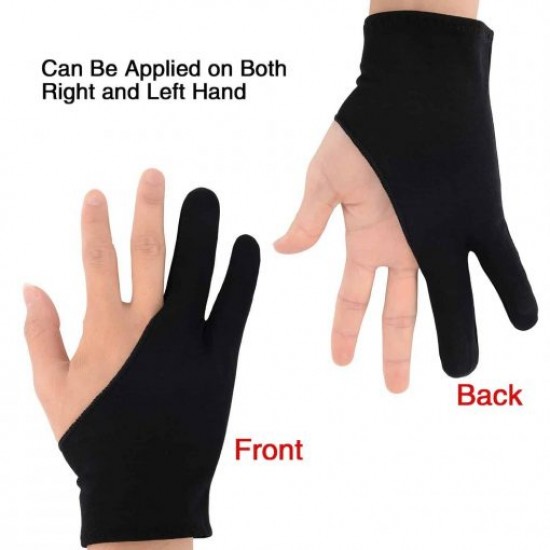 HUION Anti-Fouling Tablet Glove for Artists with Drawing Tablets (In Multiple Sizes - Black)