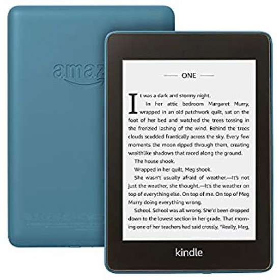Amazon Kindle Paperwhite E-reader - 10th Generation, 8GB storage and now Waterproof (Twilight Blue)