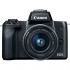 Canon EOS M50 Digital Mirrorless Camera with 15-45 mm STM Lens (Black)