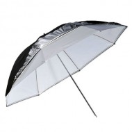 Godox Dual-duty 40"/101 cm Reflective Umbrella (Black, silver, white)