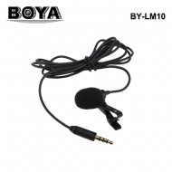 BOYA BY-LM10 Lavalier Lapel Clip-on Omnidirectional Condenser Microphone for Smartphones